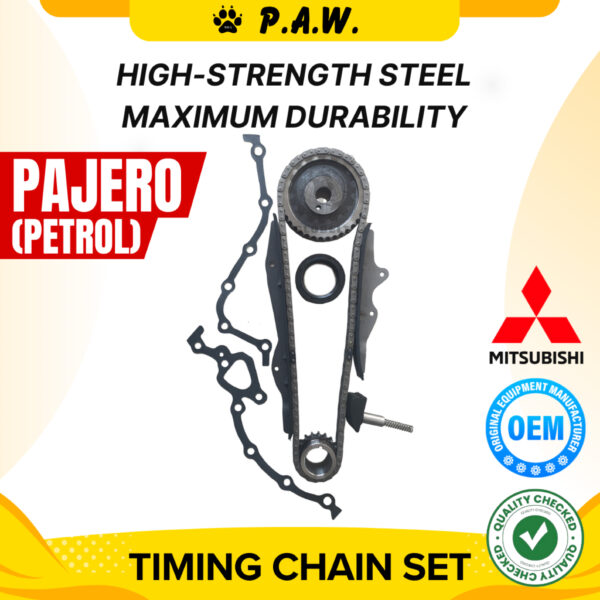 102D Mitsubishi Pajero Petrol 4G52B 4G54B 4G54 L047 Chain (6/Set) (Half Set) GloBelt Timing Chain Set