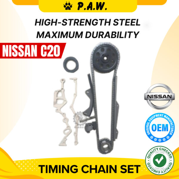 112D Nissan C20, LD20 Chain (8/Set) GloBelt Timing Chain Set