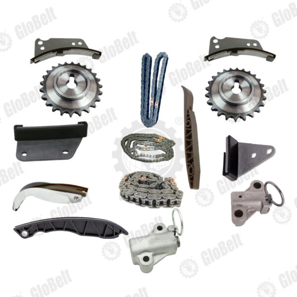 Second image of 24361-4A020/30 98/90/80S Hyundai Grand Starex,Kia Sorento,H-1 Mini Bus D4CB GloBelt Timing Chain Set