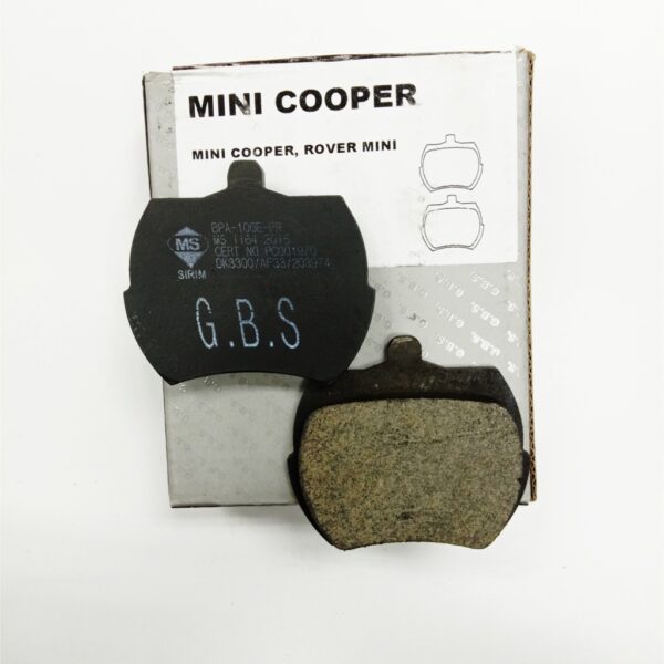 Austin Mini MK II 1100 1.1 Austin Mini MK II 1300 1.3 Mini Cooper 1.0 GBS Classic Front Brake Pad Brek Depan