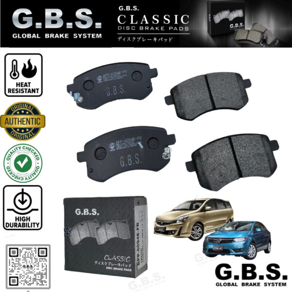 Second image of PROTON EXORA BOLD MPV 1.6 / PREVE 1.6 CFE (TURBO) Front GBS Classic Brake Pad Brek Depan