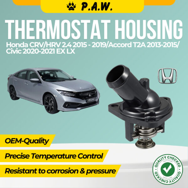 CRV HRV 2.4 15-19', ACCORD T2A 13-15' CIVIC 20-21' EX LX 78'C THERMOSTAT ASSY (W/HOUSING) (ORING)
