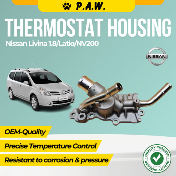 LIVINA 1.8 LATIO NV200 THERMOSTAT HOUSING (ALU-LOWER 3PIPE) OUTER