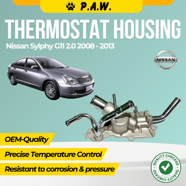 NISSAN SYLPHY G11 2.0 08-13' THERMOSTAT HOUSING (ALU-LOWER 5PIPE)