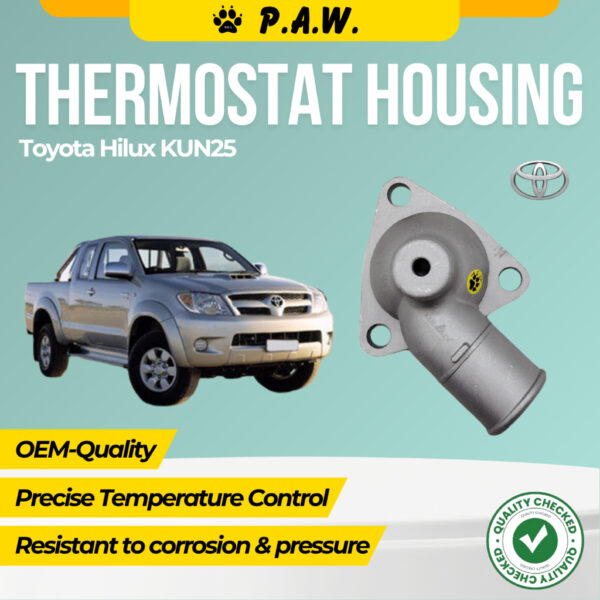 TOYOTA HILUX KUN25 (ALU) THERMOSTAT HOUSING