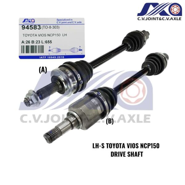 94583 JXA Drive Shaft (1pc) - Toyota Vios NCP150/ NSP151 (Left - Short)