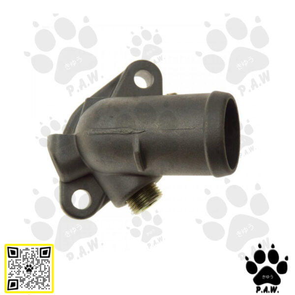 MD303981 PAW Thermostat Housing - Mitsubishi Pajero L049 Turbo, L200, L400, Inokom Lorimas (Aluminium) ( Pipe) (Top)