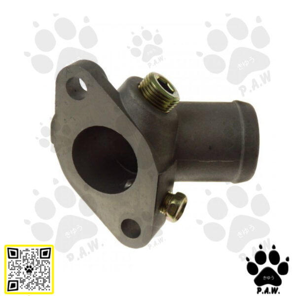 Second image of MD303981 PAW Thermostat Housing - Mitsubishi Pajero L049 Turbo, L200, L400, Inokom Lorimas (Aluminium) ( Pipe) (Top)