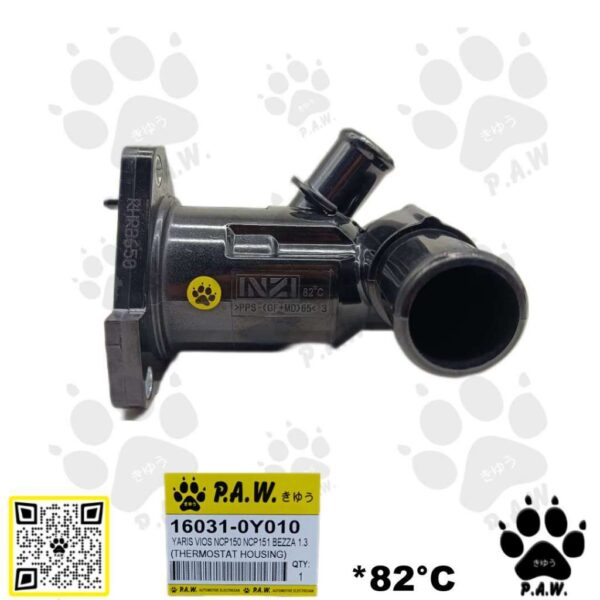 16031-0Y010 PAW Thermostat Housing - Toyota Yaris, Vios NCP150 NCP151, Avanza F654 & Perodua Bezza 1.3, Myvi D20N