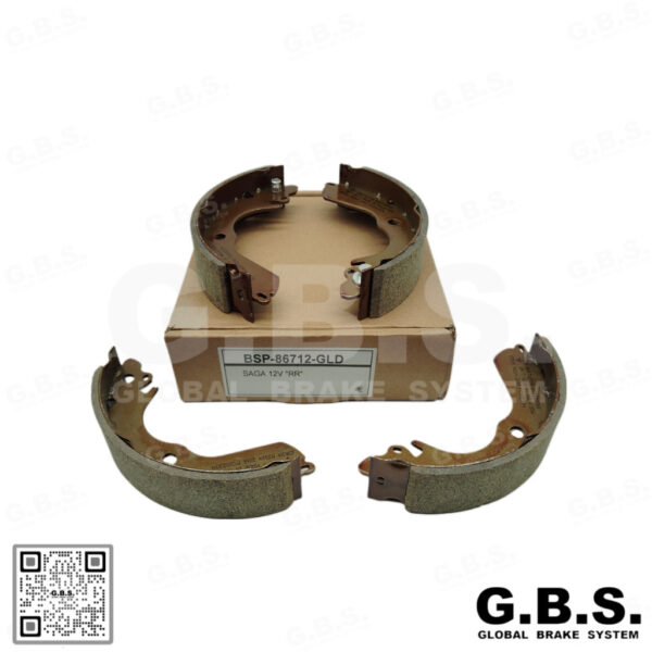 86712 GBS Brake Shoe - Proton Saga 12V (Gold)