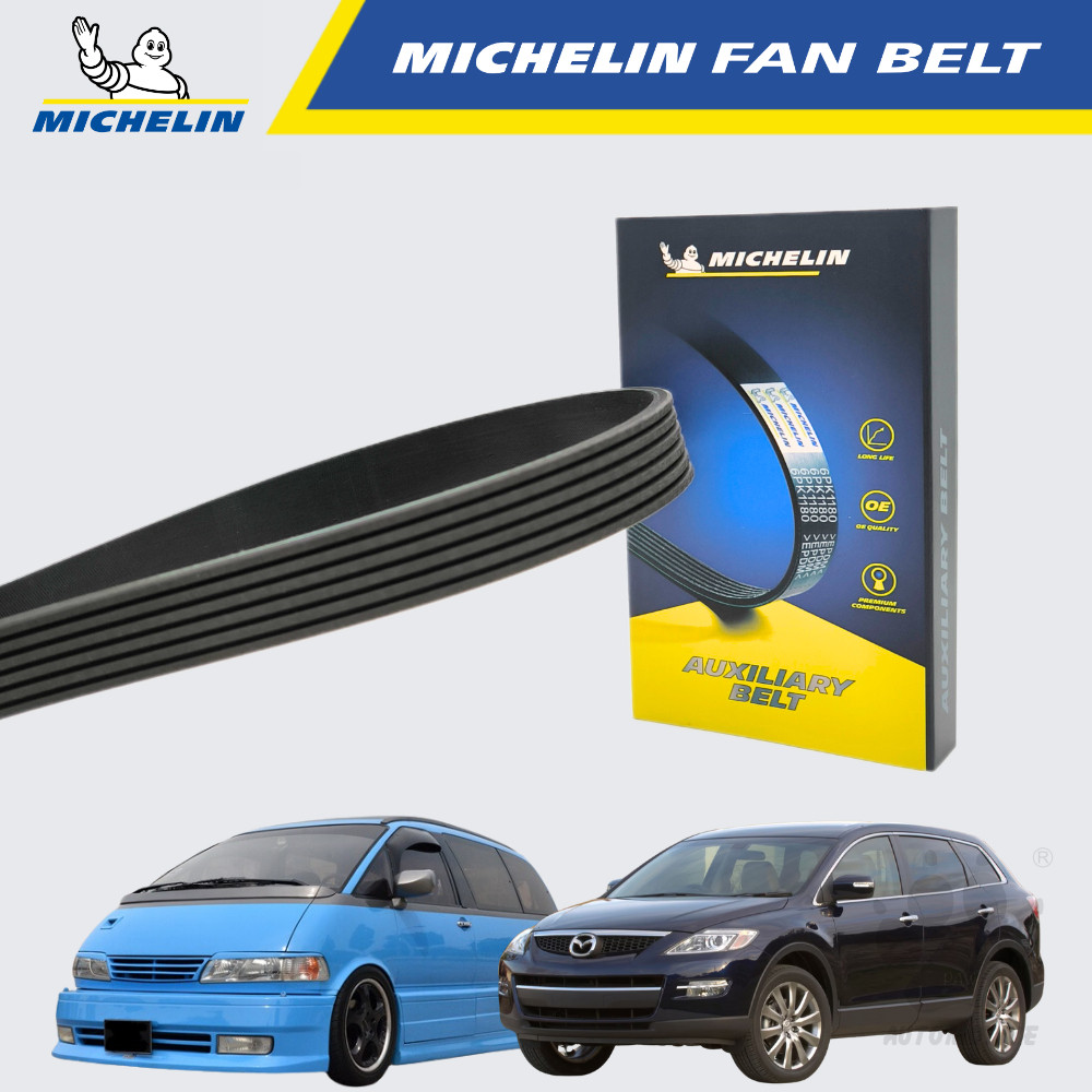 Second image of MICHELIN Toyota Estima TCR1 2.4 (Super Charger), Mazda CX9 V6 3.5, 3.7 Fan Belt (6PK1140)