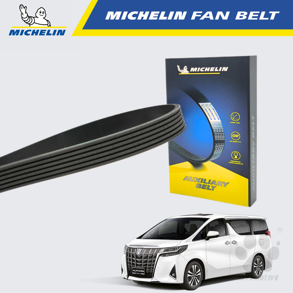 Second image of MICHELIN Toyota Alphard AGH30 2.5, 3.5 2015 Fan Belt (6PK1245)