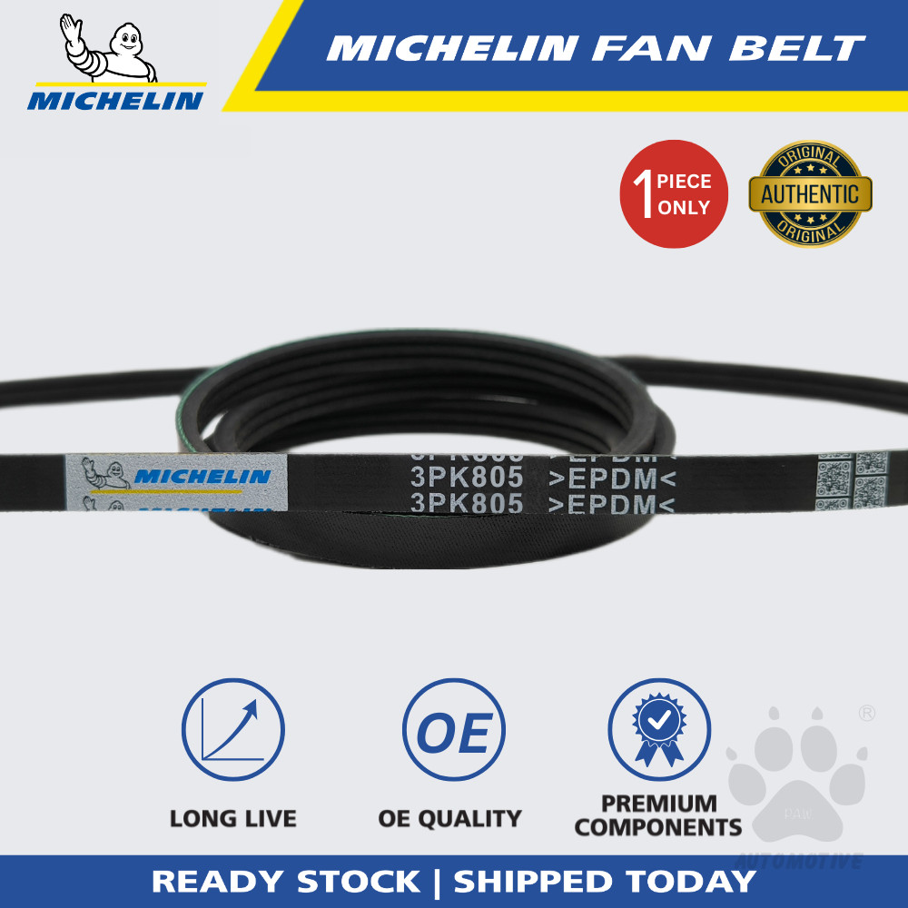 MICHELIN Honda Vigor 1.8 2.0, Prelude 2.0, Accord SB4 Fan Belt (3PK805)