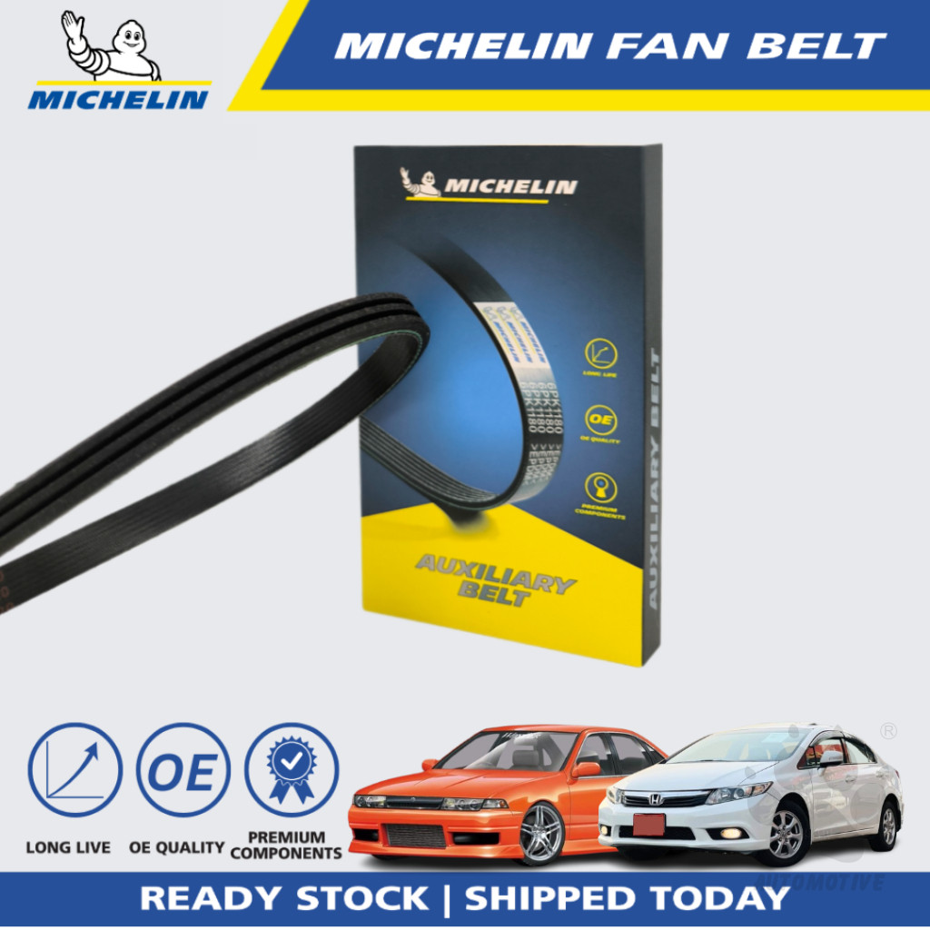 Second image of MICHELIN Nissan Cefiro 2.0, N16, Honda Civic CVCC (Import) Fan Belt (3PK855)