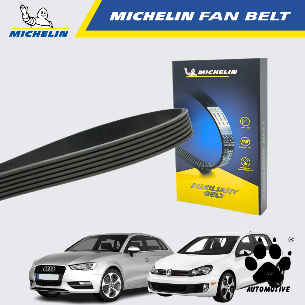 Second image of MICHELIN Peugeot 207, Audi A3, TT 2.0, Volkswagen Golf, Passat, Touran, Citroen Fan Belt (6PK1055)