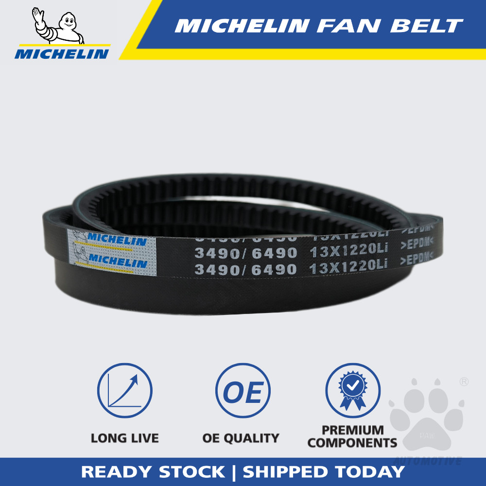 MICHELIN 3490 RPF V Fan Belt for Air Cond, Alternator, Power Steering