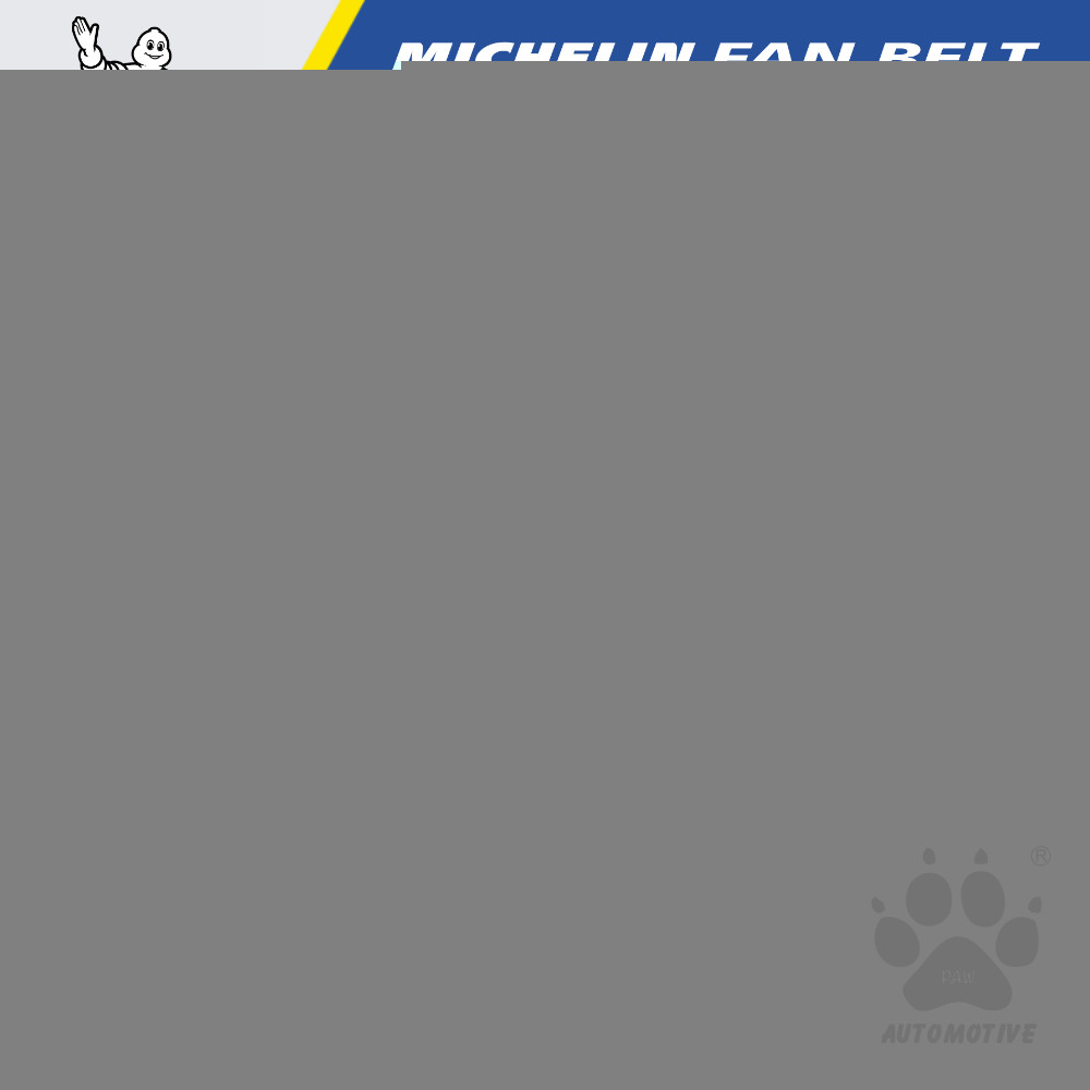 MICHELIN 2380 RPF V Fan Belt for Air Cond, Alternator, Power Steering