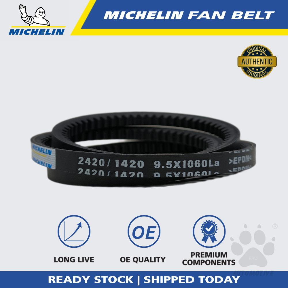 MICHELIN 2420 RPF V Fan Belt for Air Cond, Alternator, Power Steering