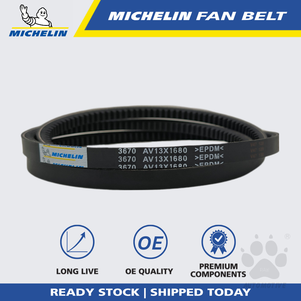 MICHELIN 3670 RPF V Fan Belt for Air Cond, Alternator, Power Steering