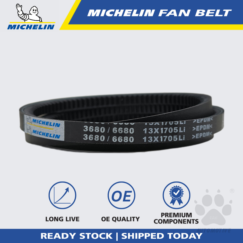 MICHELIN 3680 RPF V Fan Belt for Air Cond, Alternator, Power Steering