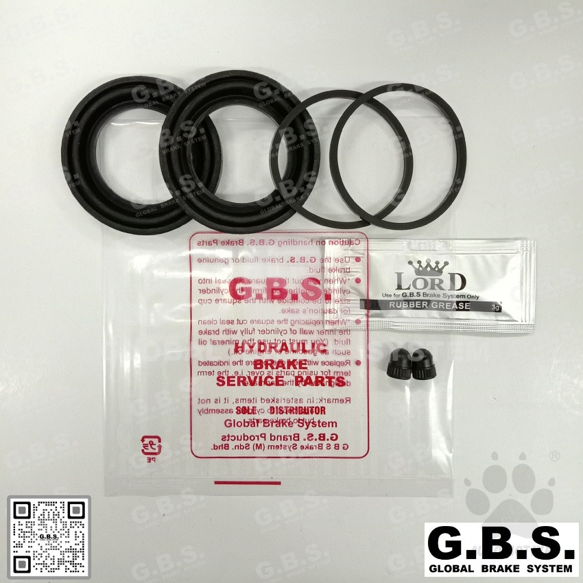 GBS Disc Brake Seal Kit For PERODUA KEMBARA J100 (Front) (Half Set)