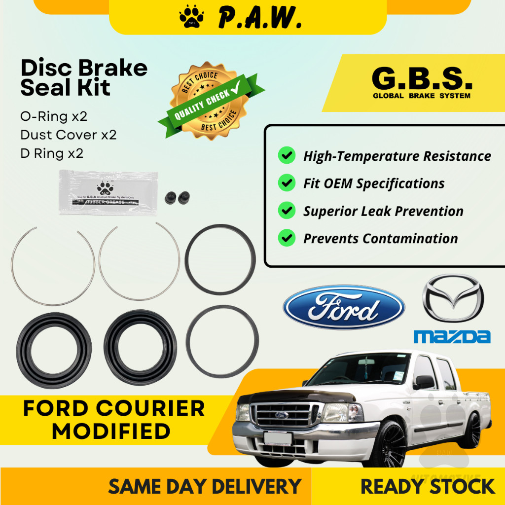 GBS Disc Brake Seal Kit For MAZDA FORD COURIER MODIFIED (Front) (Half Set)
