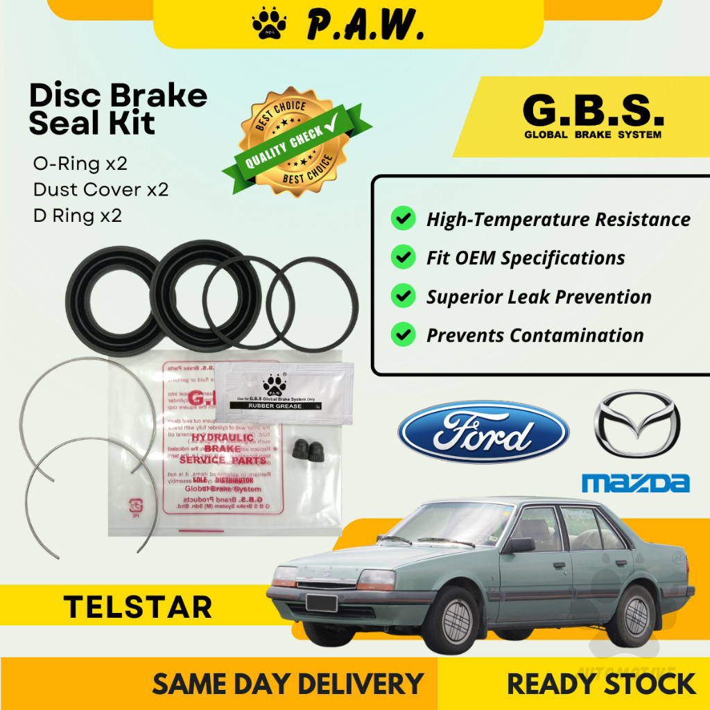 GBS Disc Brake Seal Kit For MAZDA TELSTAR (84) (Front) (Half Set)