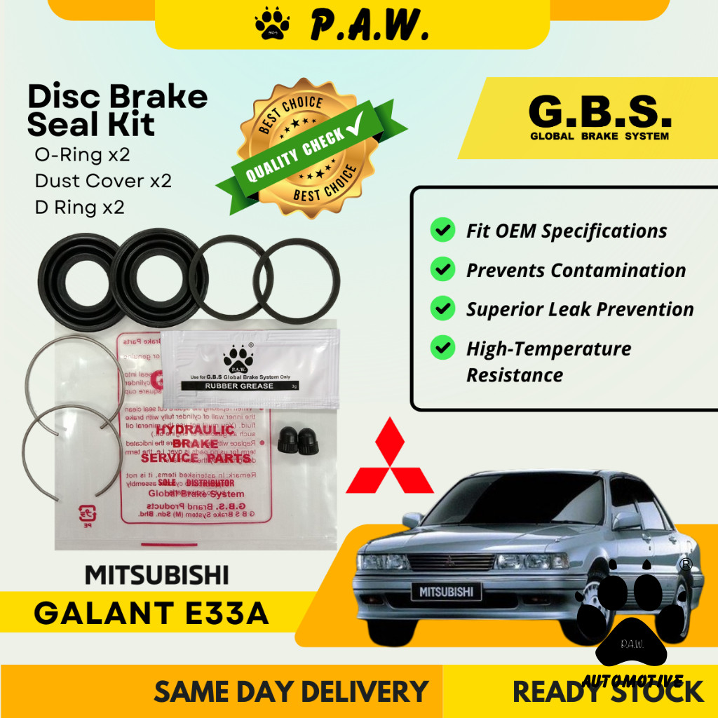 GBS Disc Brake Seal Kit For MITSUBISHI GALANT E33A (Rear) (Half Set)