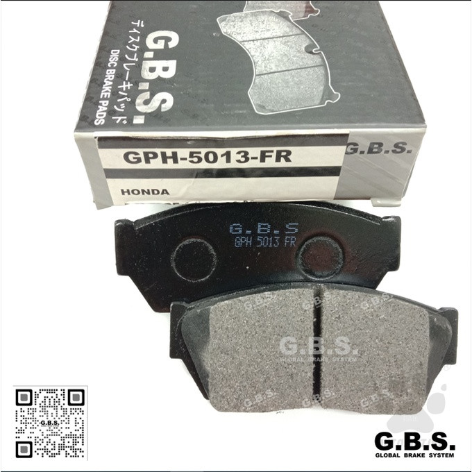 Second image of HONDA ACCORD CRX 'Old' 1987 GBS Classic Front Brake Pad
