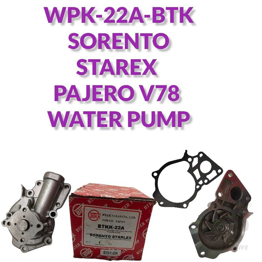 HYUNDAI SORENTO STAREX 'O' PAJERO V78 BTKK WATER PUMP