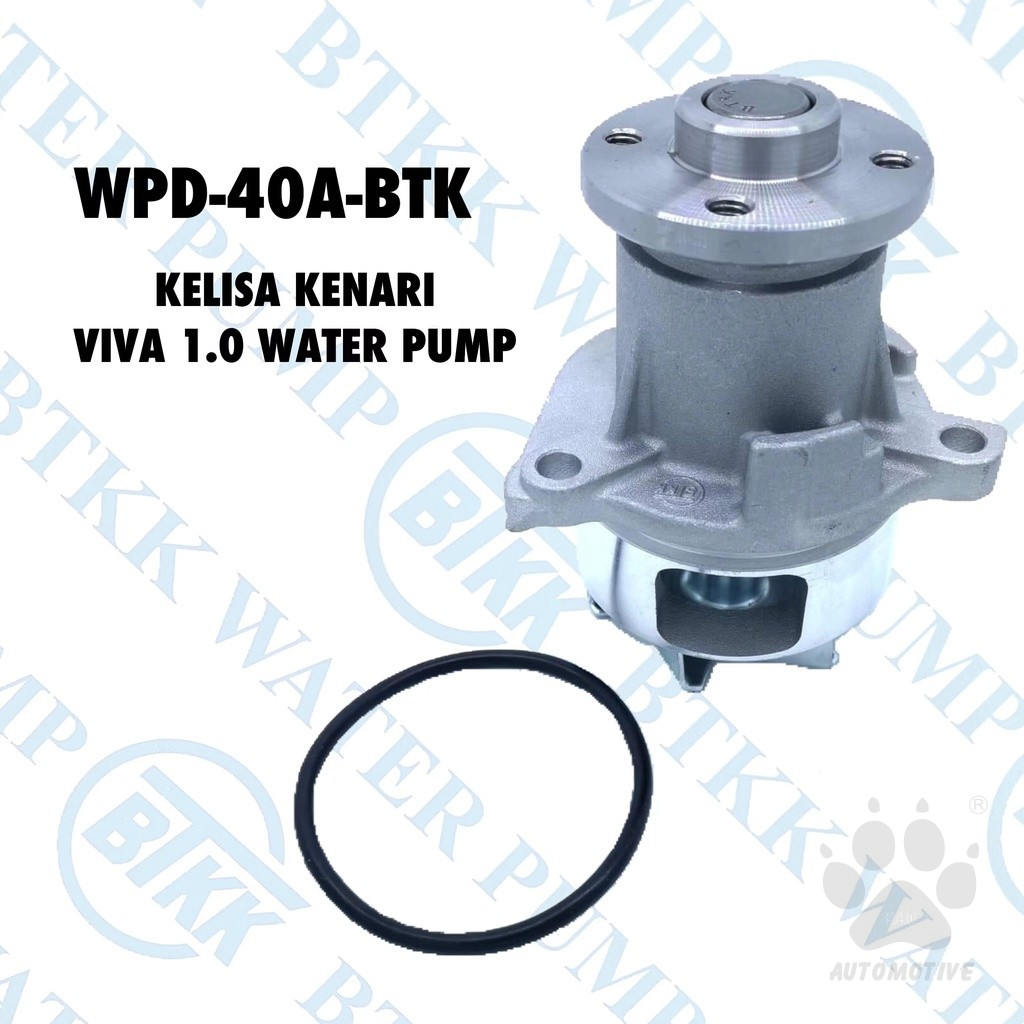 Second image of Perodua Kenari Kelisa Myvi 1.0,Viva 1.0 BTKK Water Pump 40A 16102-87244 (Longer - No water Jacket)