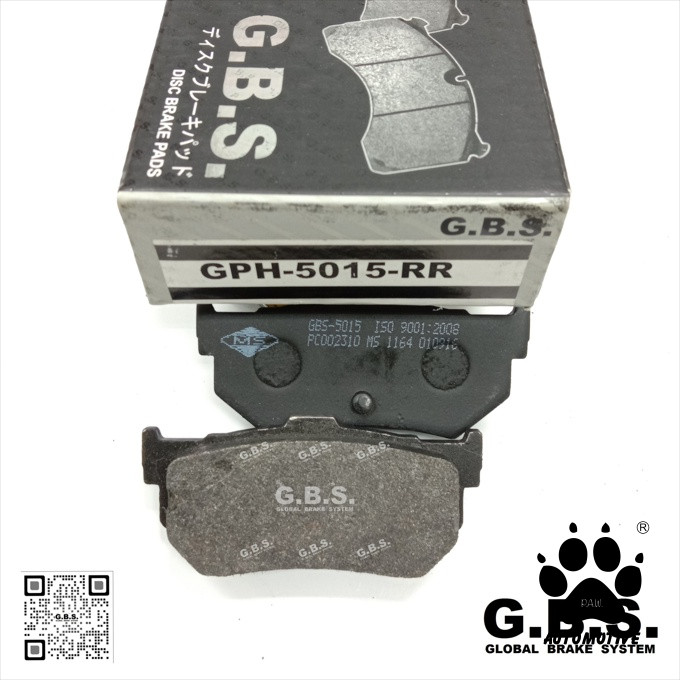 BRAKE PAD (GBS) REAR : PRELUDE SBO 1988'YEAR
