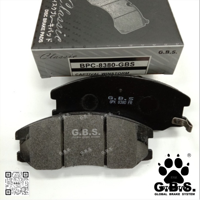 BRAKE PAD (GBS) FRONT : CHEVROLET CAPTIVAL WINSTORM OPEL ANTARA (4PCS)