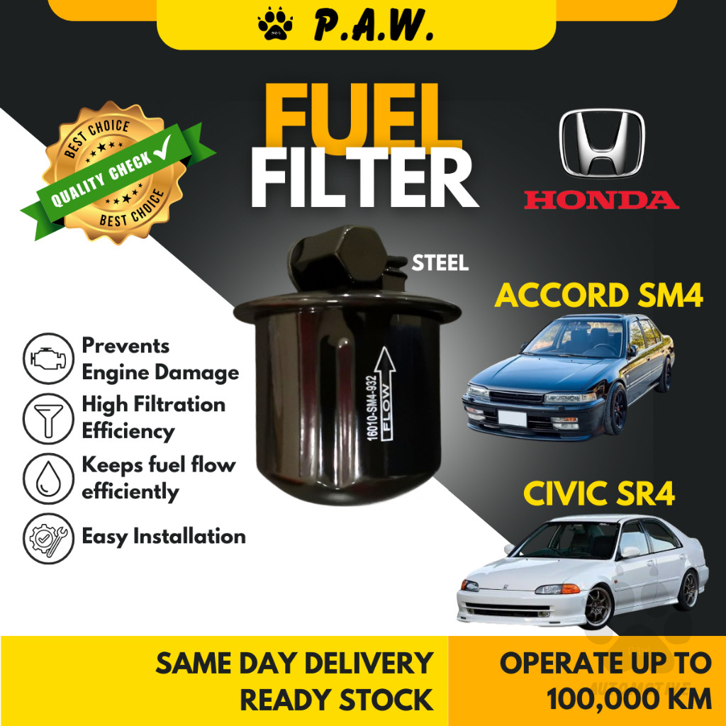 HONDA ACCORD SM4 CIVIC SR4 FUEL FILTER (STEEL)