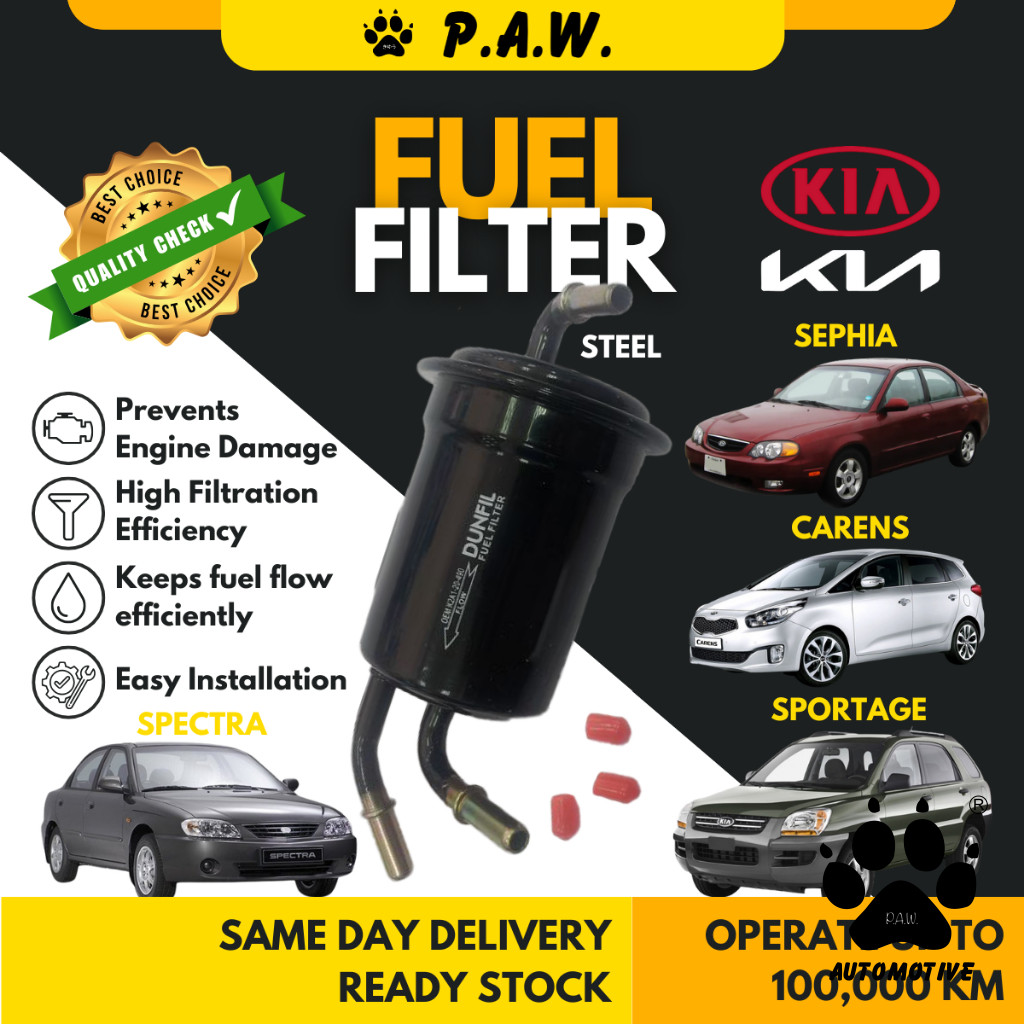 FUEL FILTER (STEEL):- Kia Sephia, Spectra, Carens, Sportage