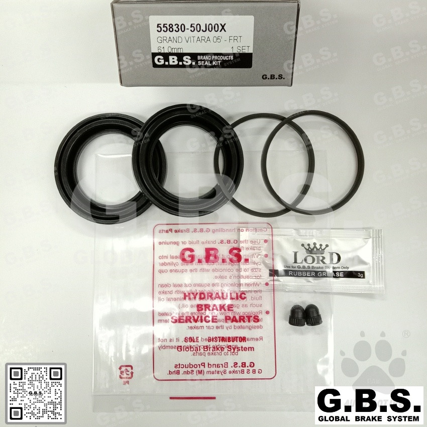 Second image of GBS Disc Brake Seal Kit For SUZUKI GRAND VITARA (Front) (Full Set)