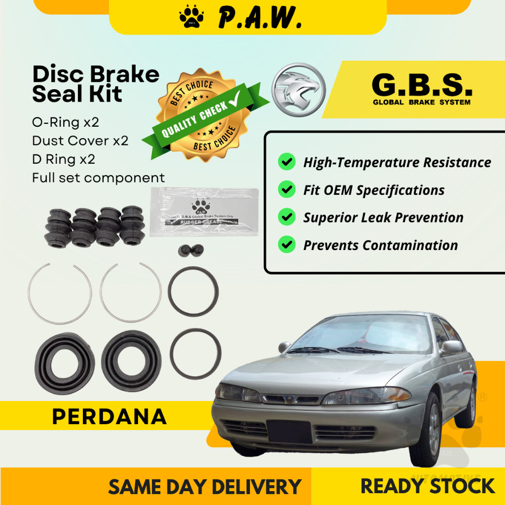 GBS Disc Brake Seal Kit For PROTON PERDANA E50A (Rear) (Full Set)