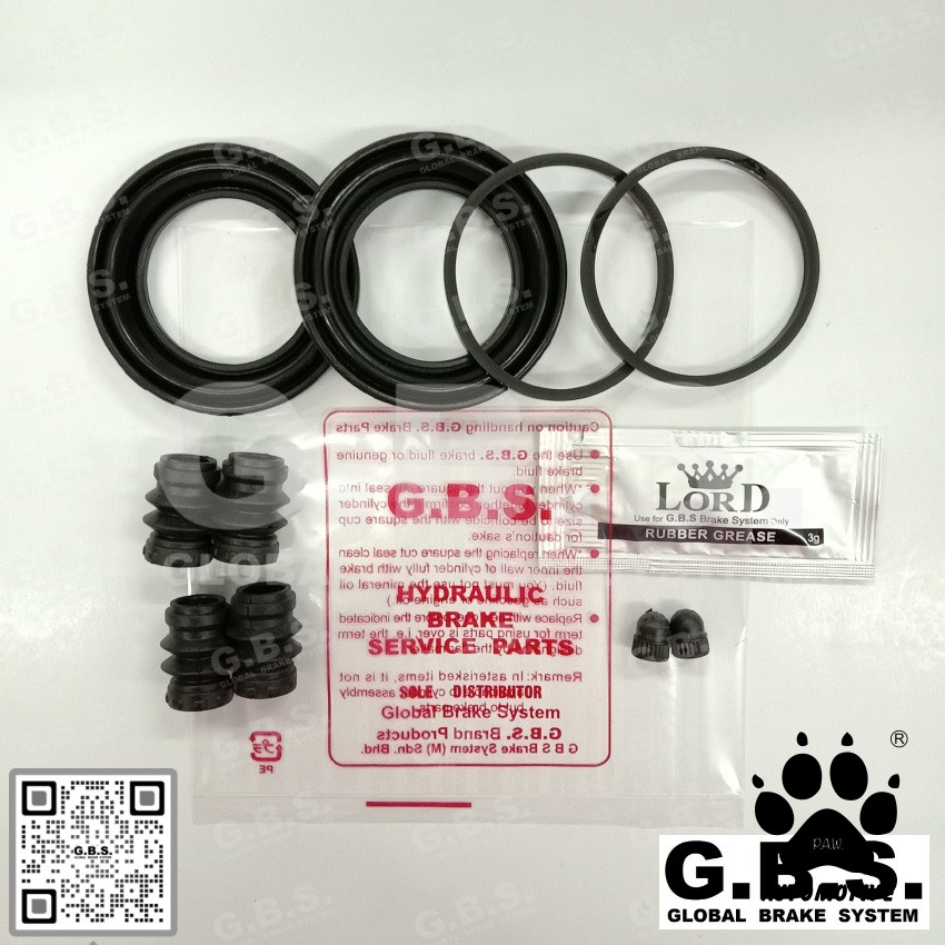 GBS Disc Brake Seal Kit For PEUGEOT PEUGEOT 406 (Front) (Full Set)