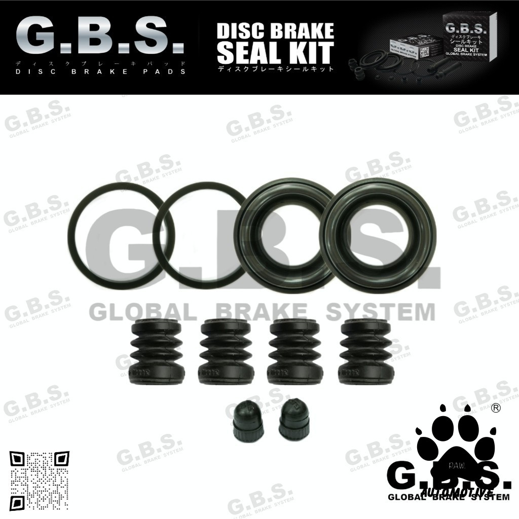 GBS Disc Brake Seal Kit For CHEVROLET NABIRA,DAEWOO NUBIRA,VAUHALL ZAFIRA (Front) (Full Set)