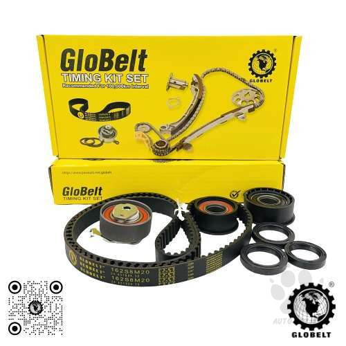 Globelt Timing Belt Kit Set For Chevrolet Nabira 1.8 Opel Zafira 1.8  (162S8M20)