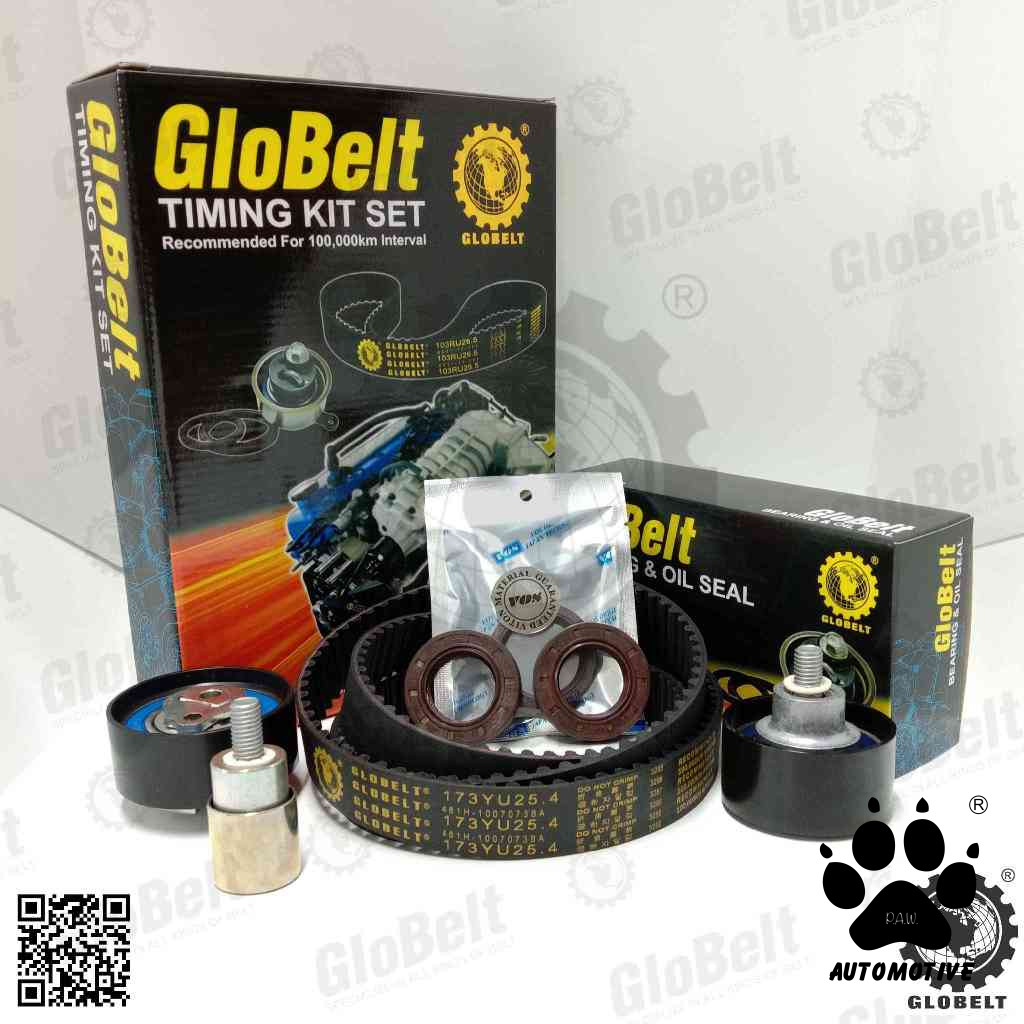 Globelt Timing Belt Kit Set For Chery Tiggo 2.0  (173YU25.4)