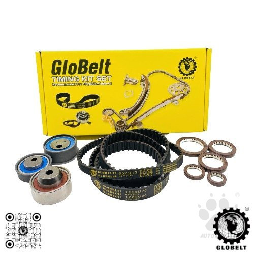 Globelt Timing Belt Kit Set For Mitsubishi Grandis NA4W 4G69 2.4 Airtrek (No Turbo) (122RU20,65YU13)