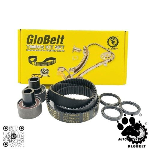 Globelt Timing Belt Kit Set For Nissan Skyline R31 / R32 ,Cefiro A31 RB20/RB25/RB26, DOHC  (141S8M25 )