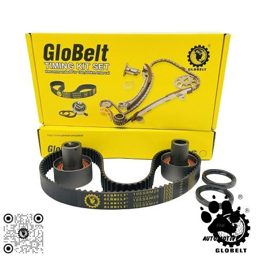 Globelt Timing Belt Kit Set For Nissan Cefiro A31 12V  (105S8M25)