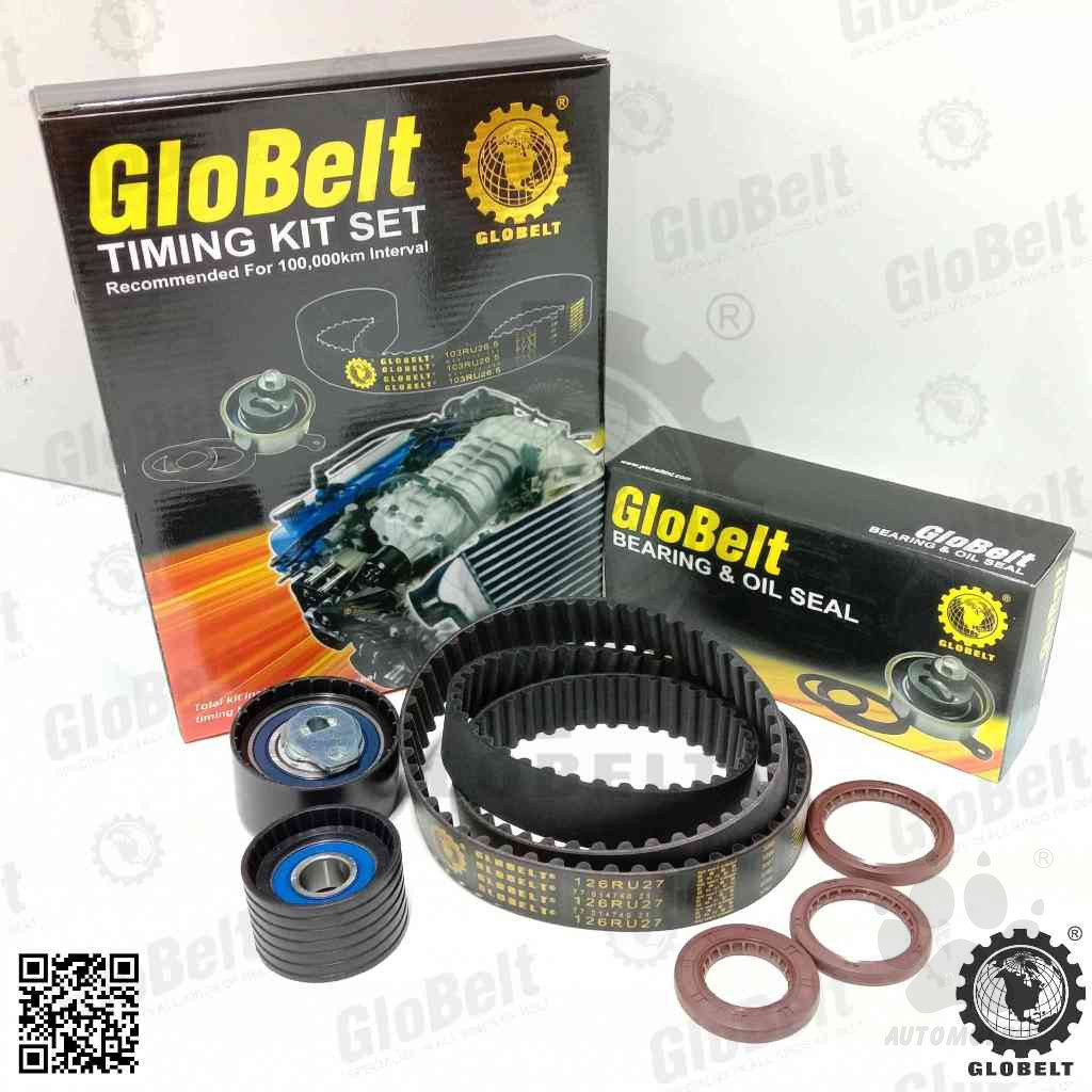 Globelt Timing Belt Kit Set For Proton Proton Waja 1.8 (126RU27)