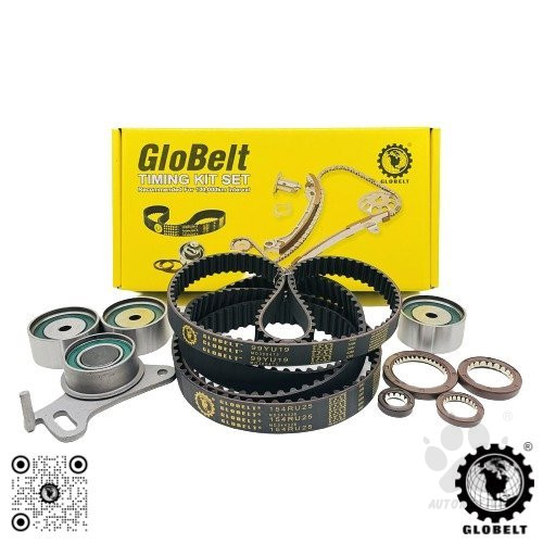 Globelt Timing Belt Kit Set For Mitsubishi Pajero IO 1.8 DOCH (NEW) (154YU29)