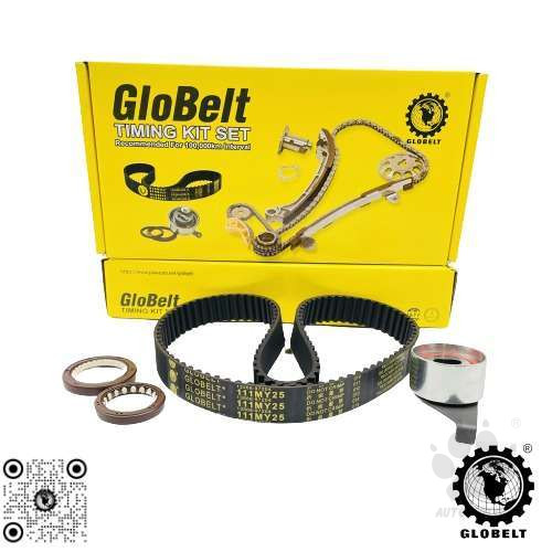Globelt Timing Belt Kit Set For PERODUA KELISA NEW 1.0 / KENARI NEW 1.0 , PERODUA VIVA 1.0 ,PERODUA MYVI 1.0  (111MY25)