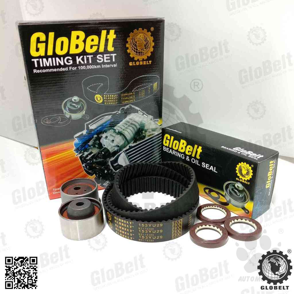 Globelt Timing Belt Kit Set For MITSUBISHI 4G91  (153YU29)