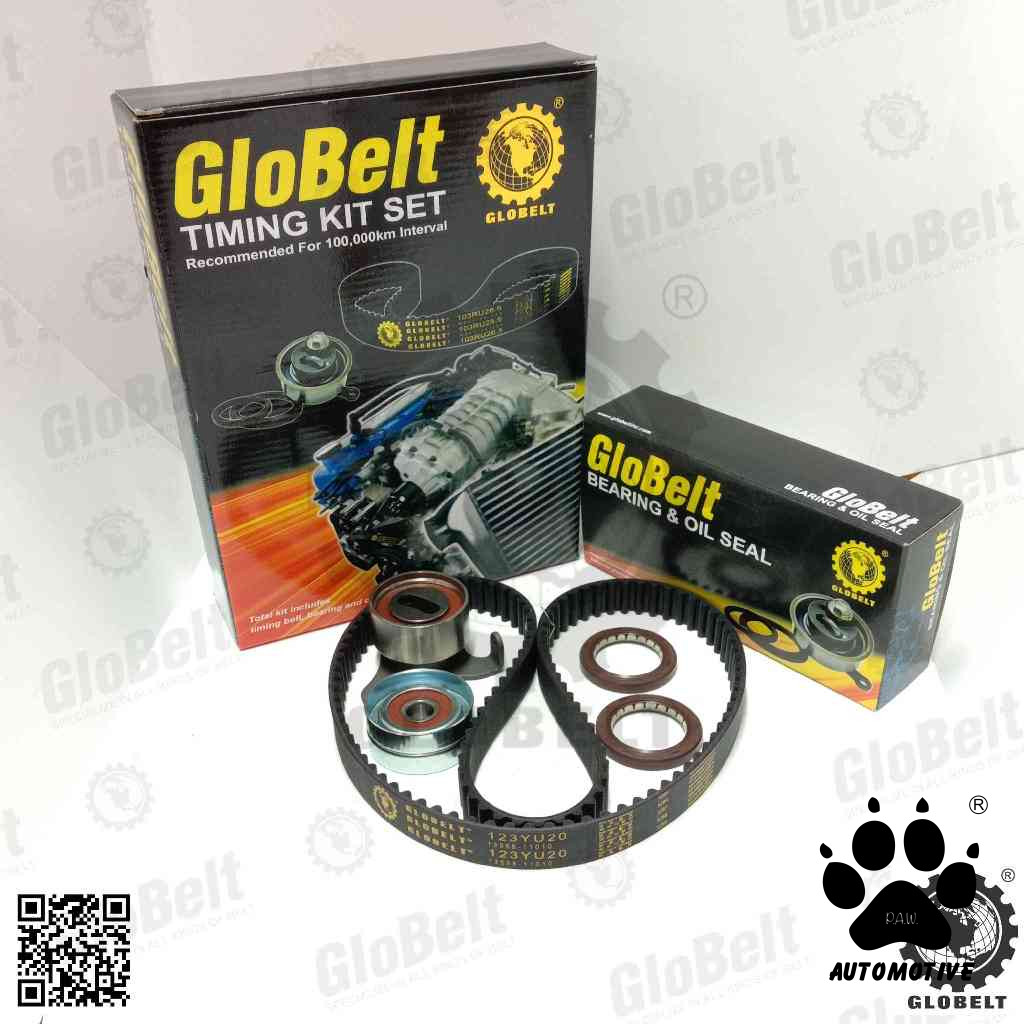 Globelt Timing Belt Kit Set For EE80 12V  (123YU20)