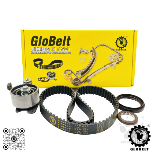 Globelt Timing Belt Kit Set For Toyota Landcruiser HZJ80  (94RU25)